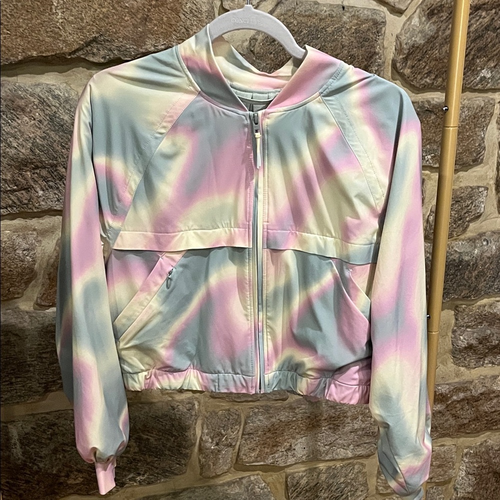 Athleta Girl Tie-Dye Zip-Up Jacket